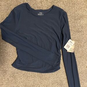 Pink Republic Navy Long Sleeve Tee